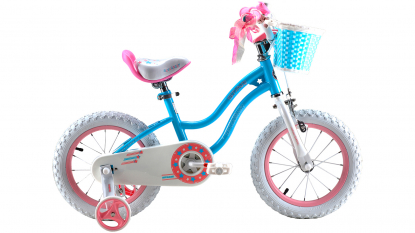 16" Велосипед Royal Baby Stargirl, рама сталь, 1ск., V-brake, голубой